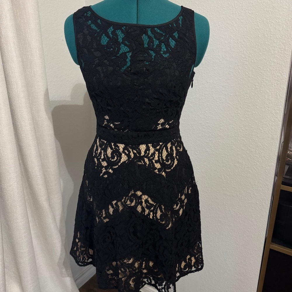Black Lace Bebe Dress